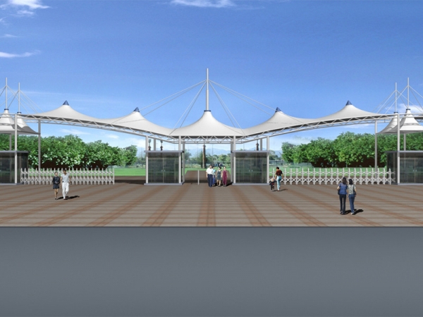 出入口膜結(jié)構(gòu)